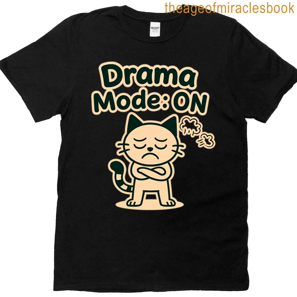 The Drama Queen Cat Oversized T-shirt