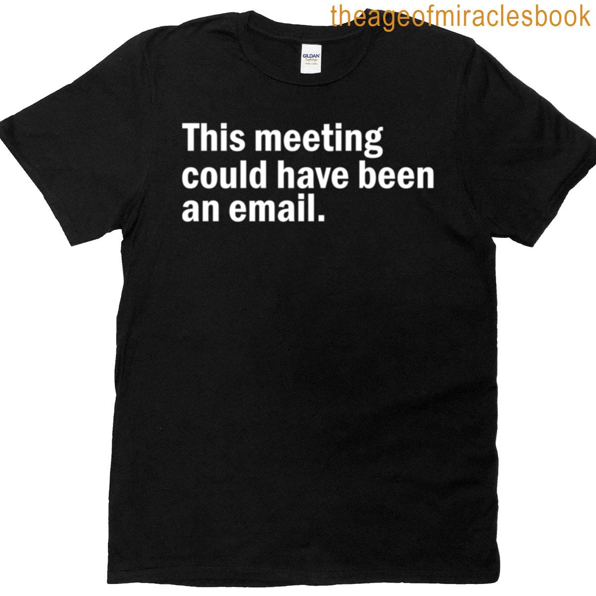 This Meeting Could Have Been An Email T-shirt