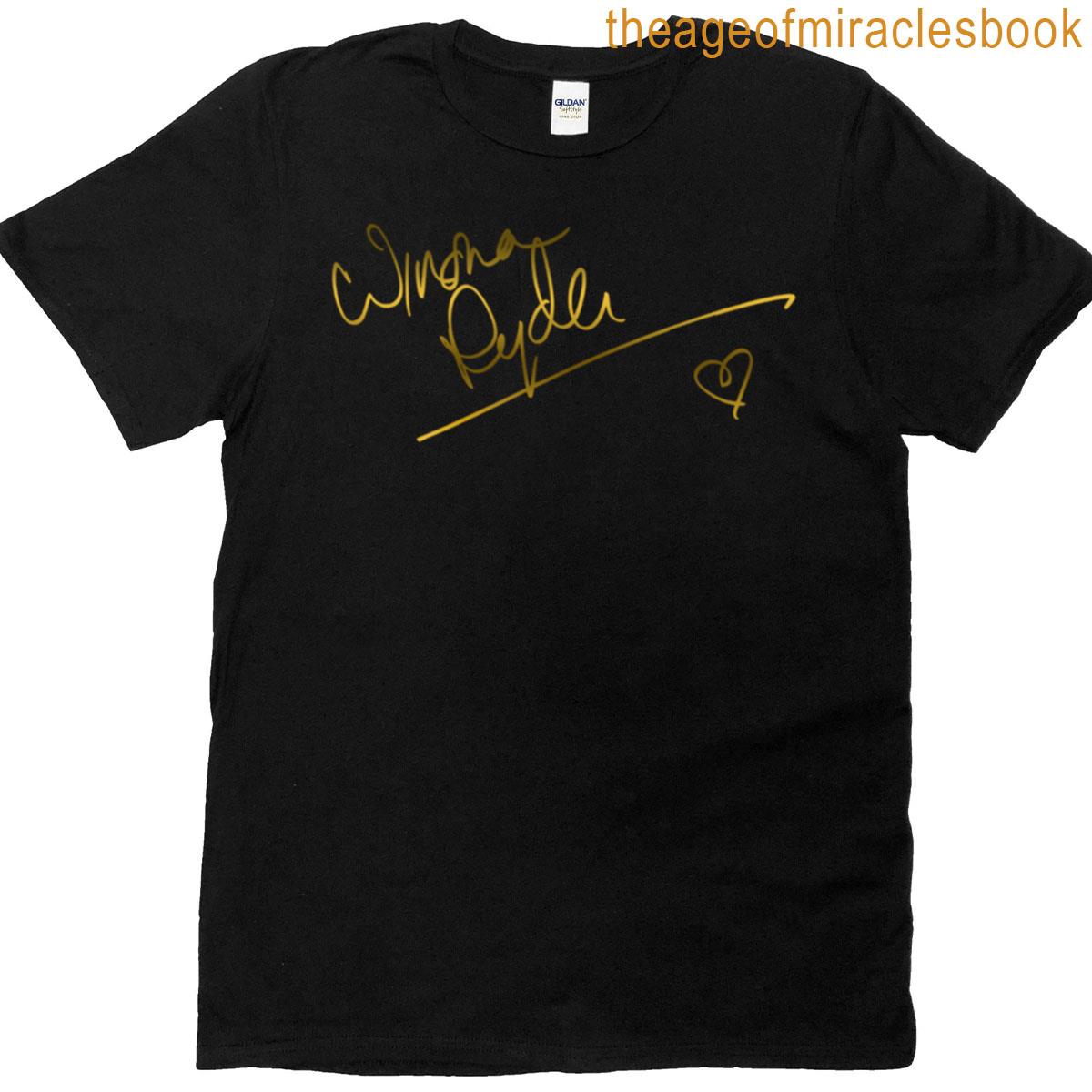 Winona Ryder Autograph T-shirt
