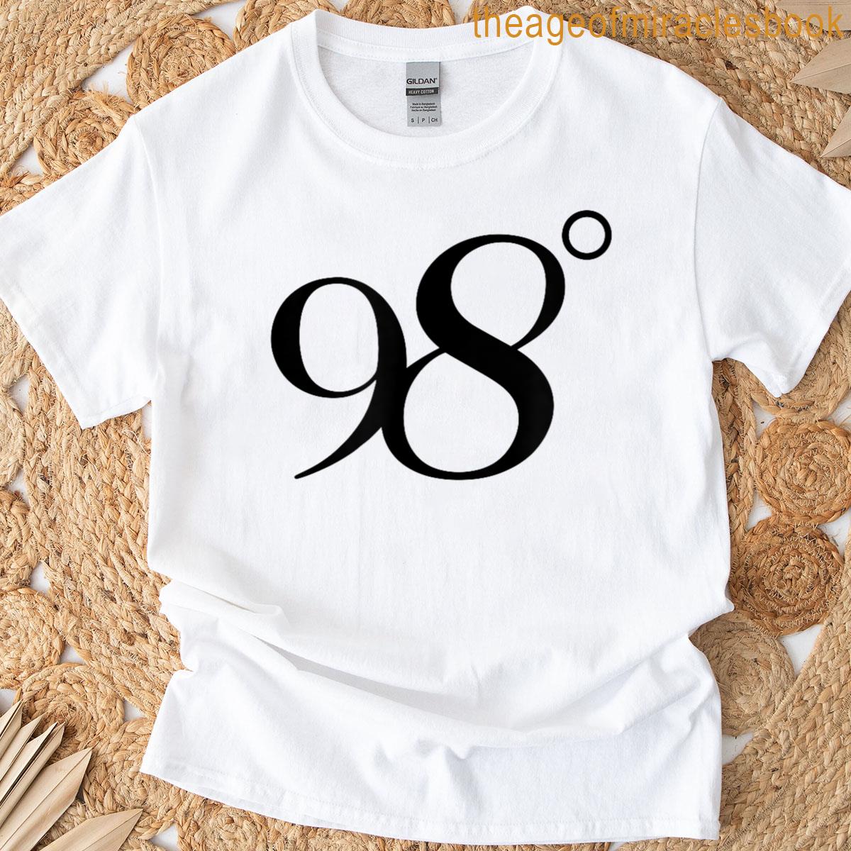 98 Degrees Black Logo T-shirt
