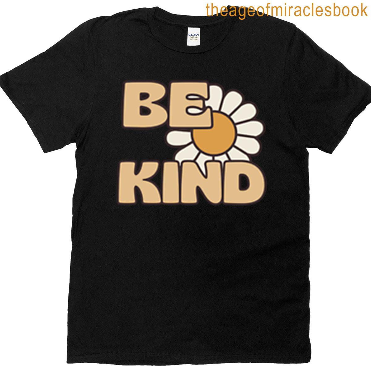 Be Kind Retro Daisy Positive Quote T-shirt