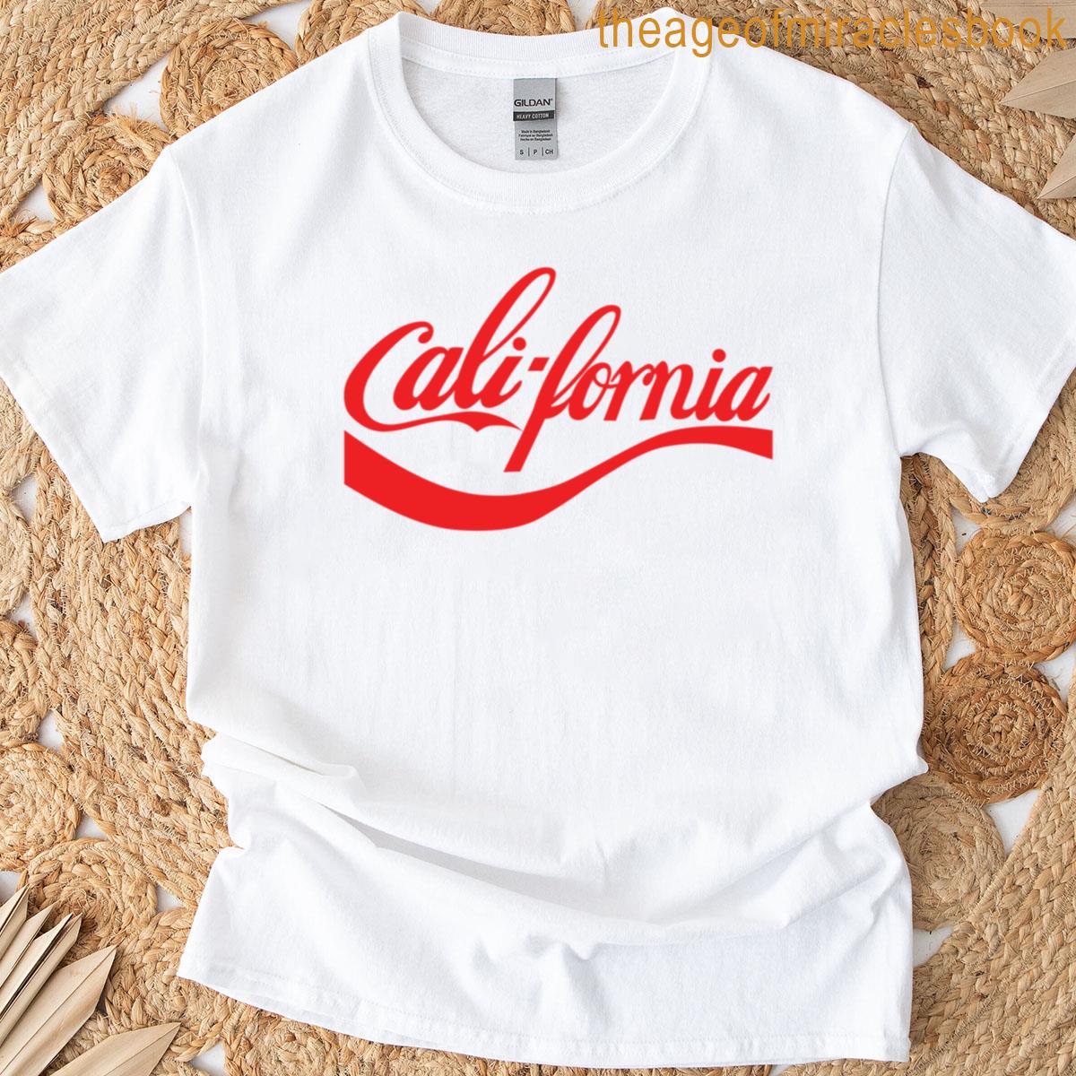 California Retro Vintage Script Design T-shirt