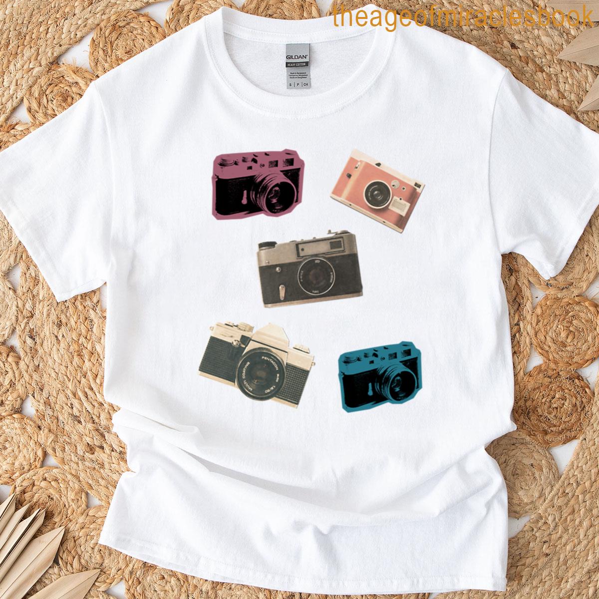 Camera Junk Journal Cutouts T-shirt