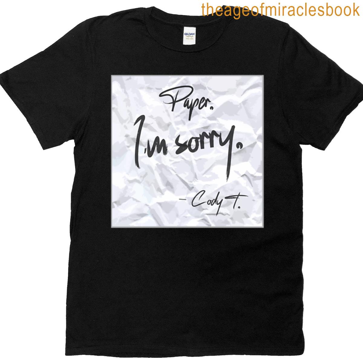 Cody T Paper T-shirt