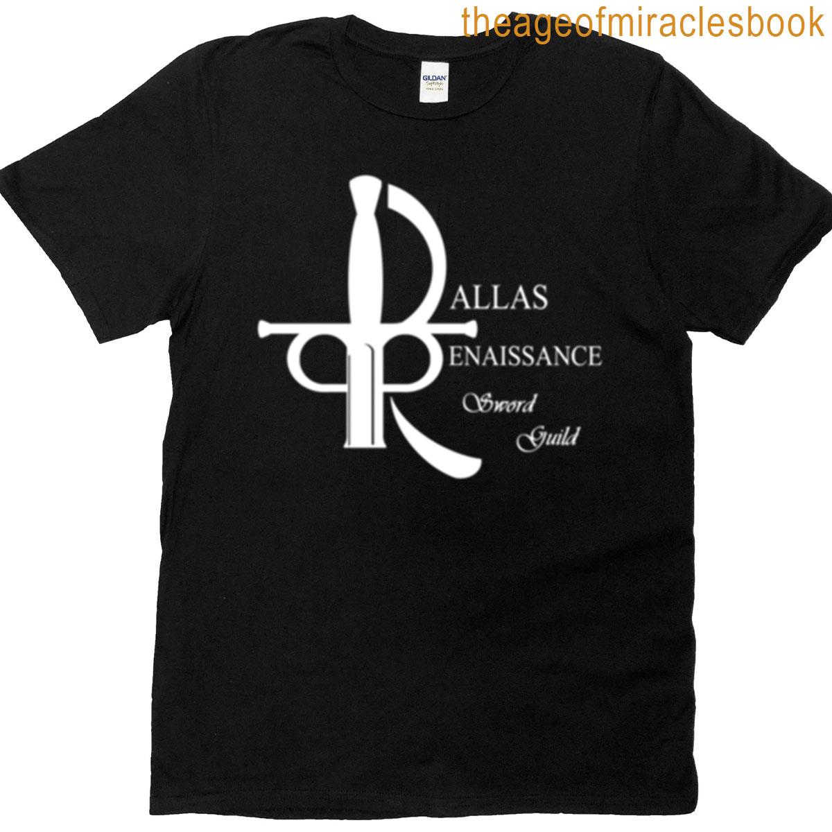 Dallas Renaissance Sword Guild- White Oversized T-shirt