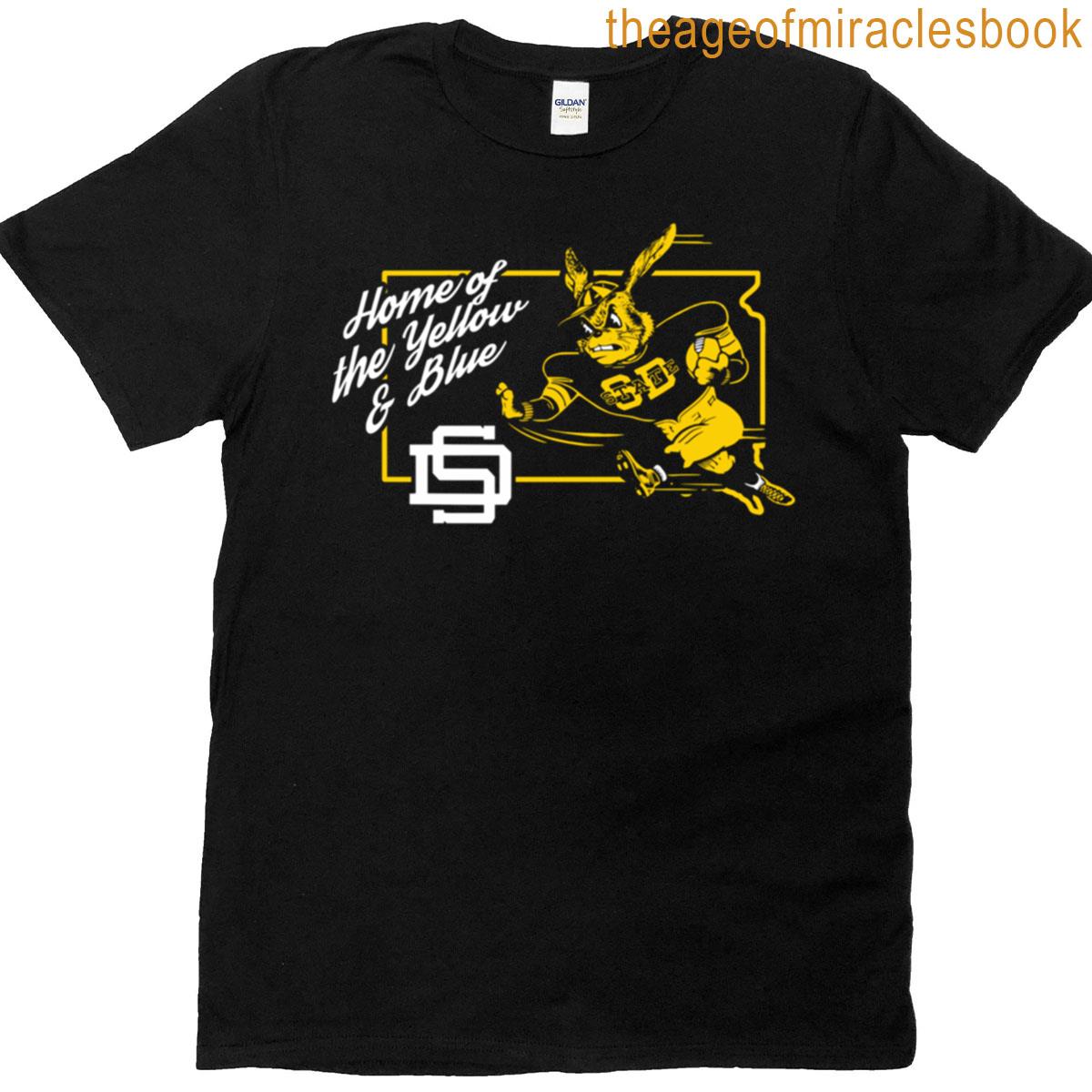Jackrabbit Yellow Blue 1 T-shirt