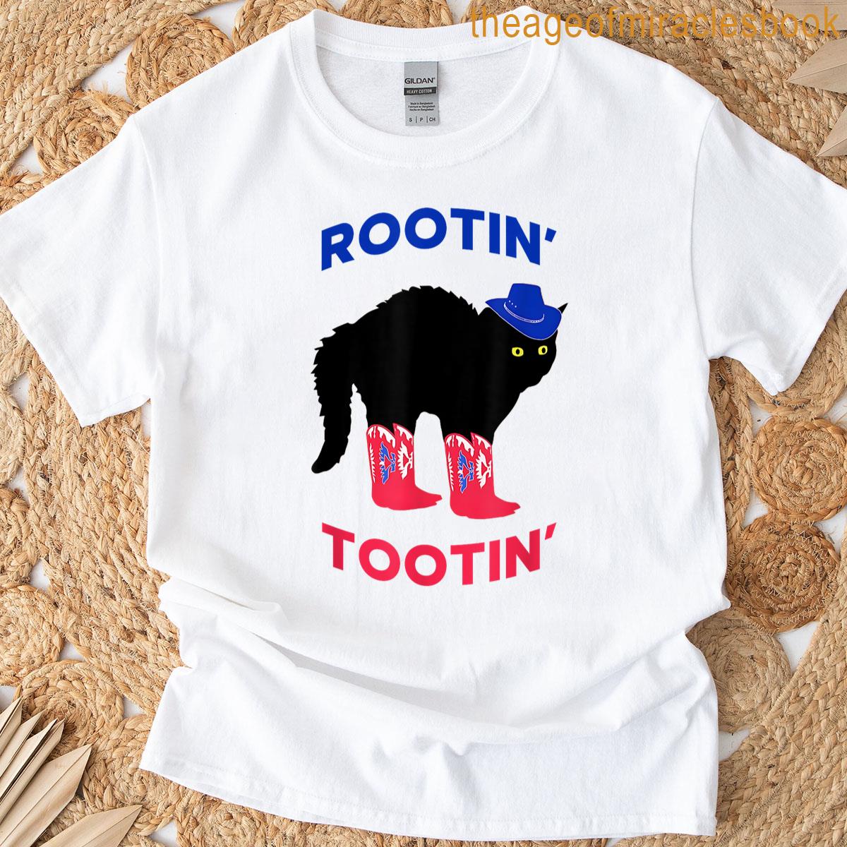 Lovable Cowboy Cat Rootin Tootin Cat T-shirt