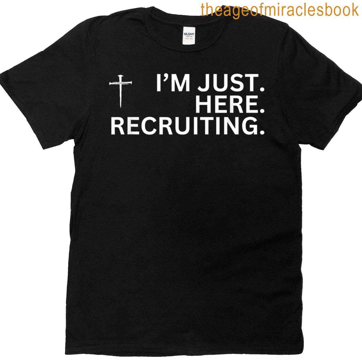 Make Heaven Crowded Christian Cross Recruiting Design T-shirt