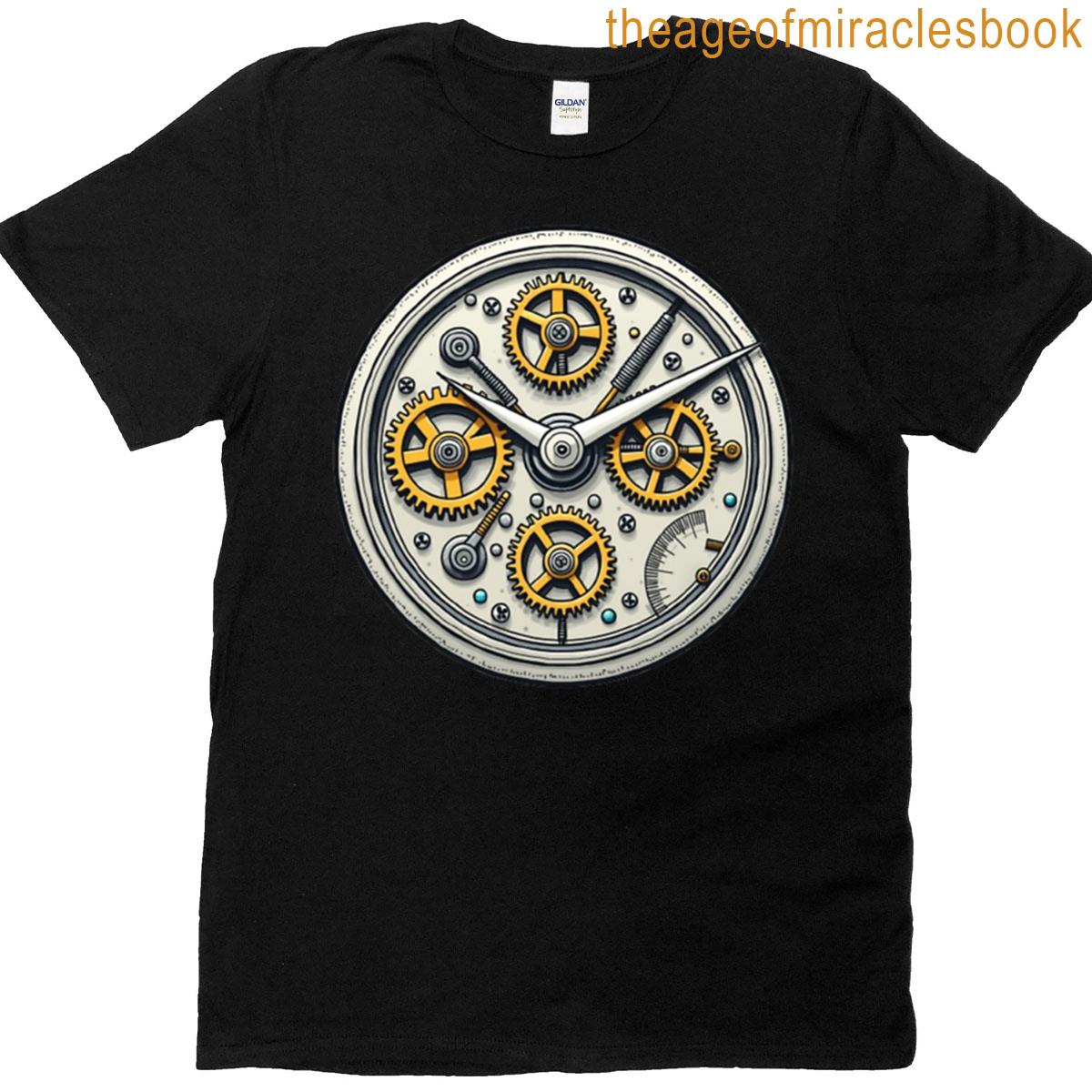 Mechanical Watch Movement Illustration Premium T-shirt
