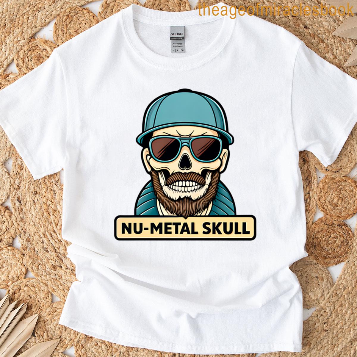 Nu-metal Skull Retro 2000s Tri-blend T-shirt