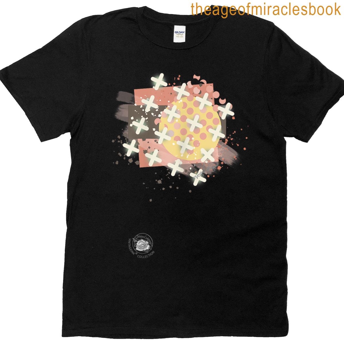 Pink Garden Abstract Art T-shirt