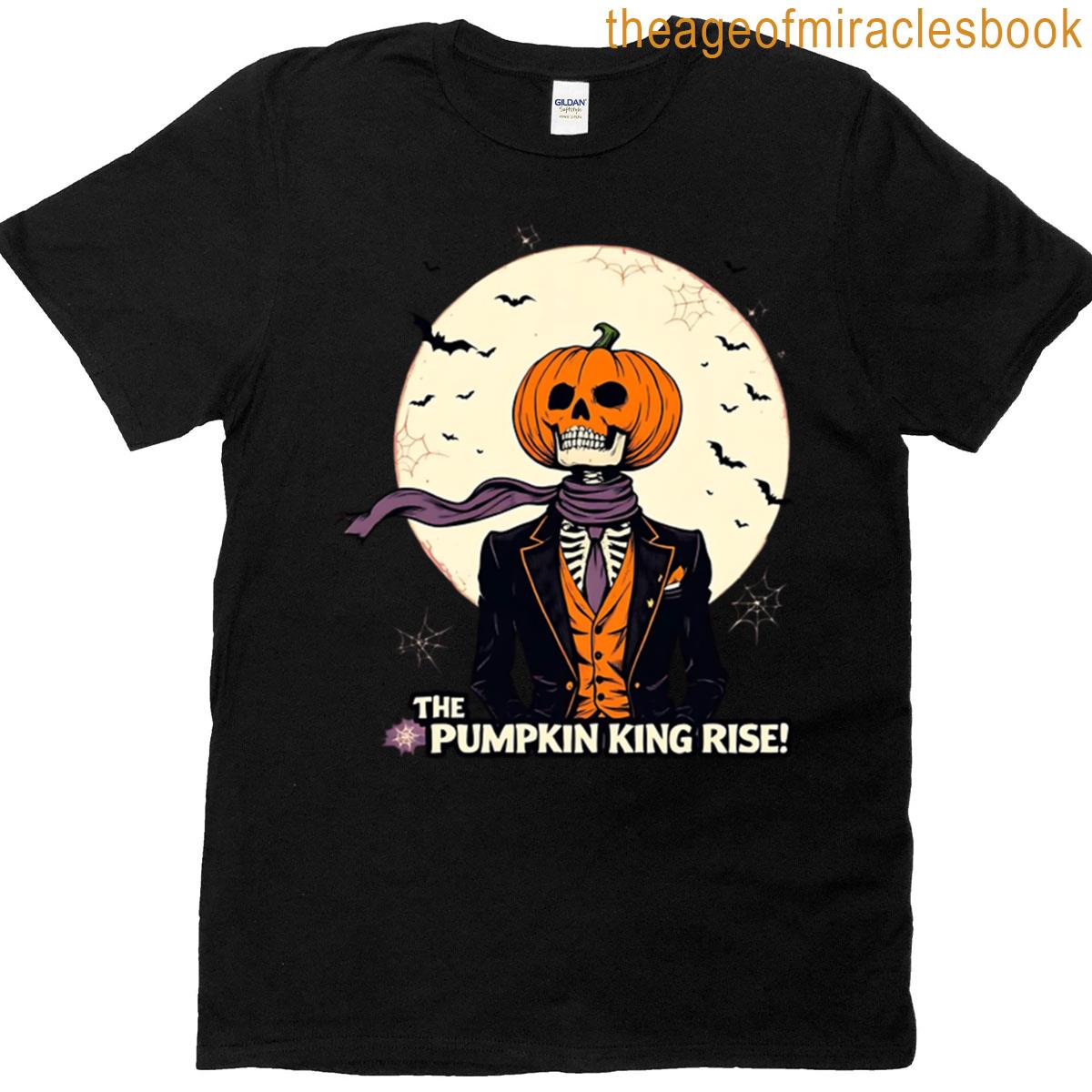 Pumpkin King Vintage Skeleton T-shirt