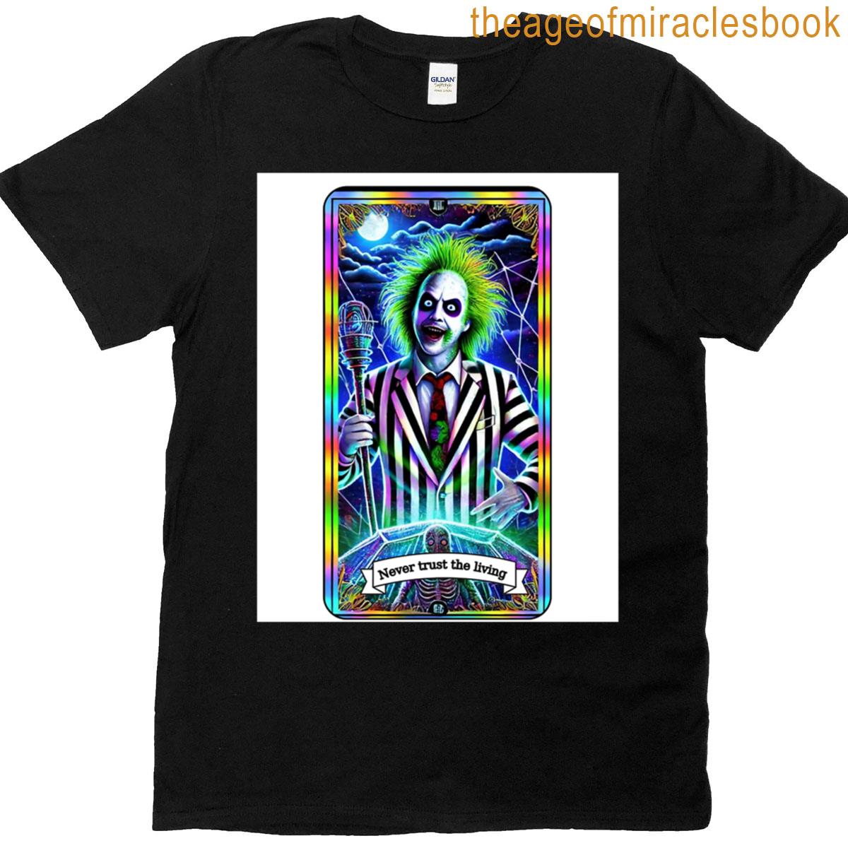 Retro Psychedelic Woman Art Dramatic Exit Poster Graphic T-shirt