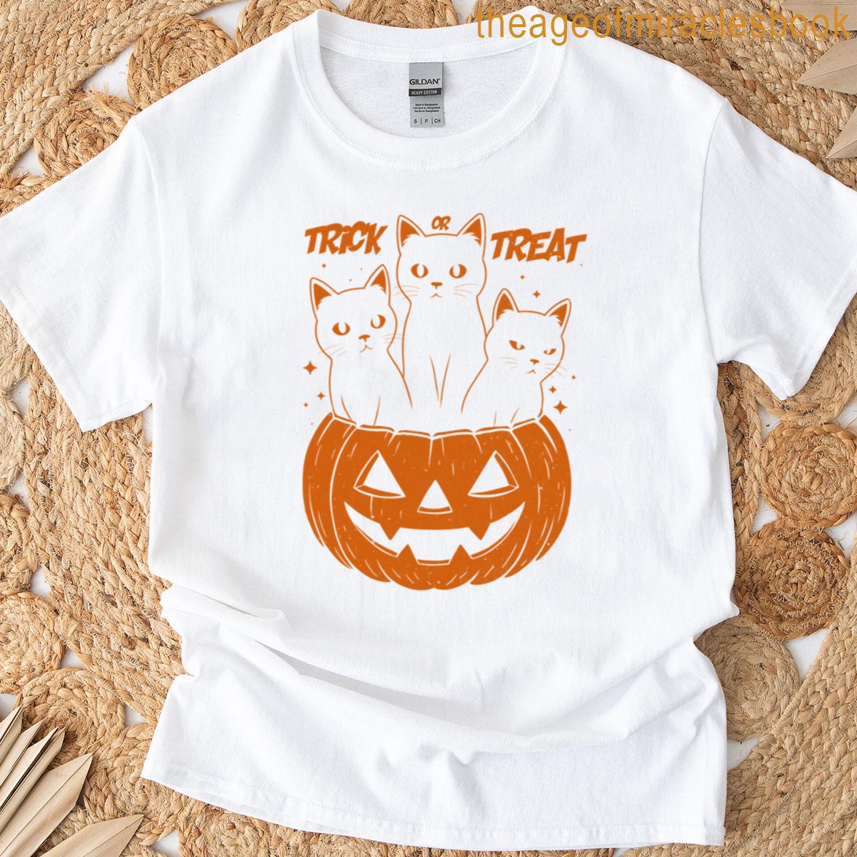 Trick Or Treat Cats T-shirt