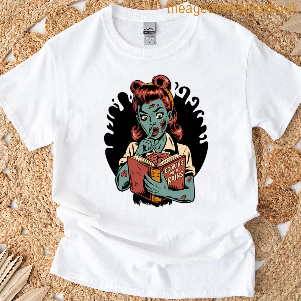Zombie Cook Retro Comic Horror T-shirt