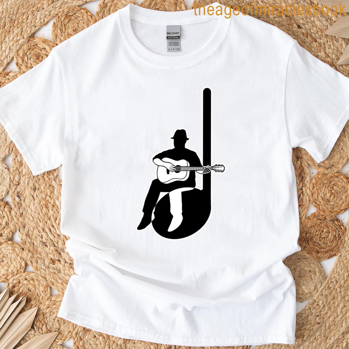 Acoustic Guitar Quarter Note T-shirt