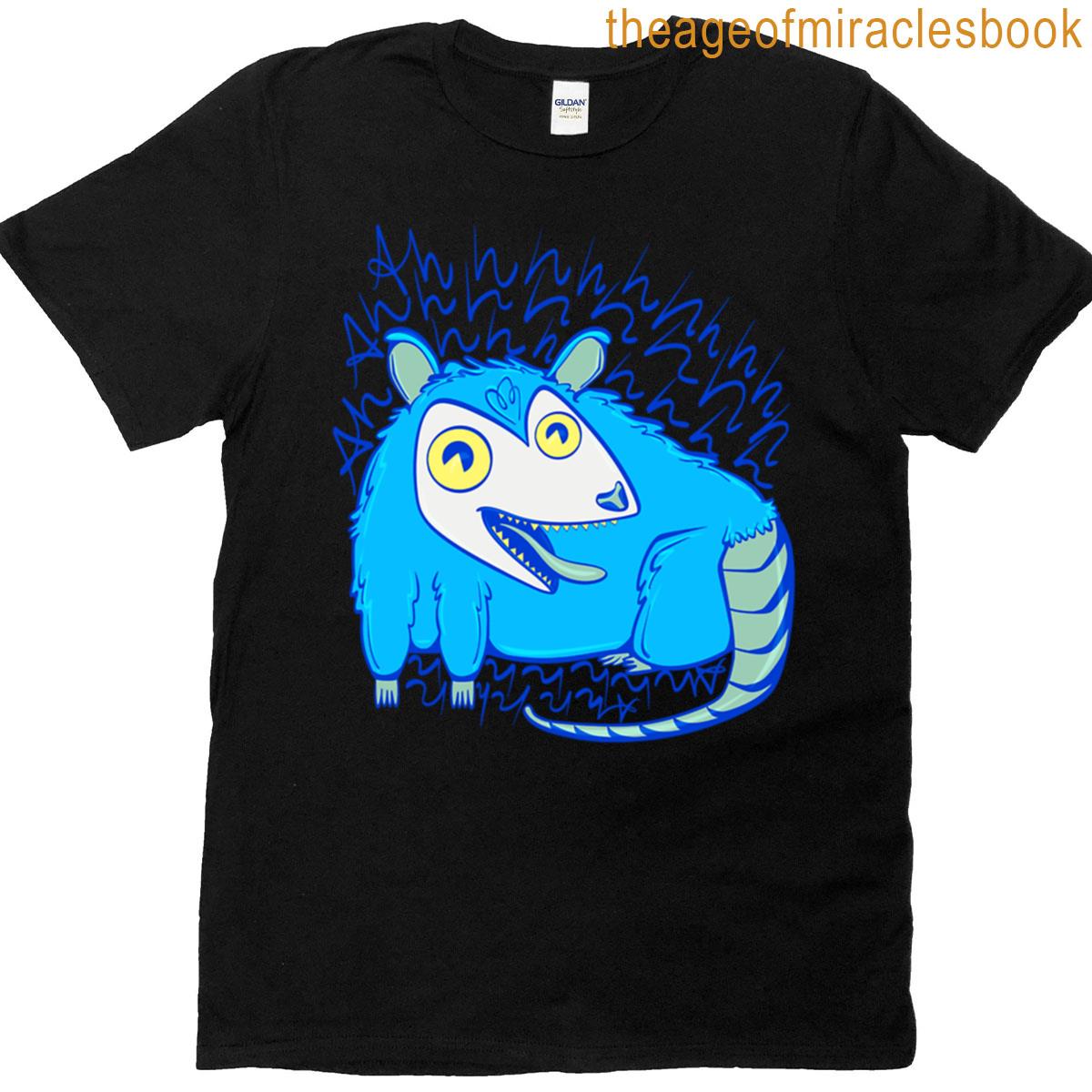 Ahhh Blue Possum Art T-shirt