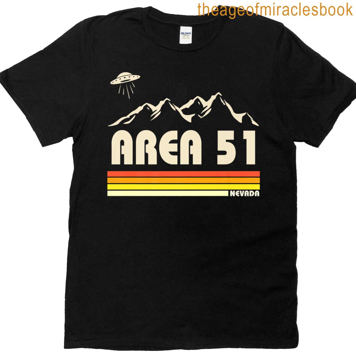 Area 51 With Ufo Premium T-shirt