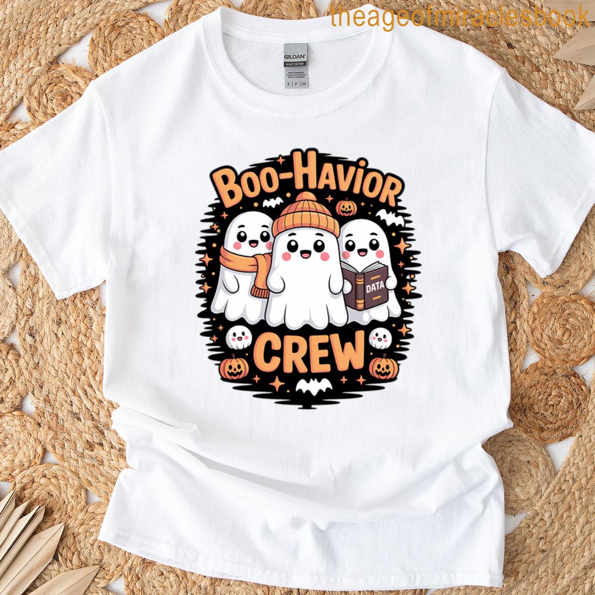 Boo-havior Crew Cute Ghosts Aba Behavior Analyst Halloween T-shirt