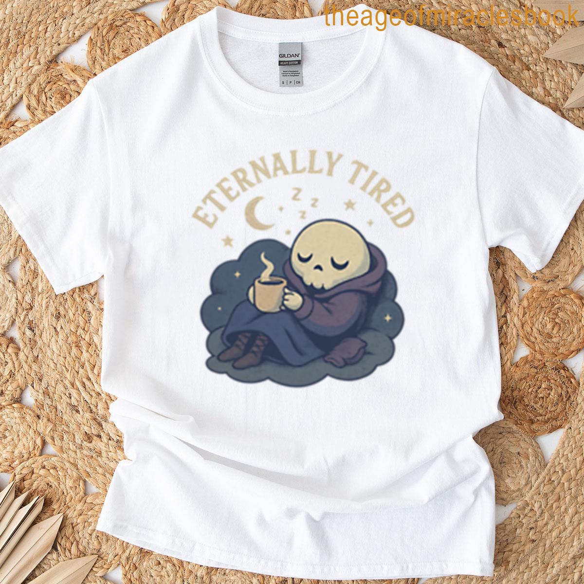 Eternally Tired Cozy Ghost Sleep T-shirt