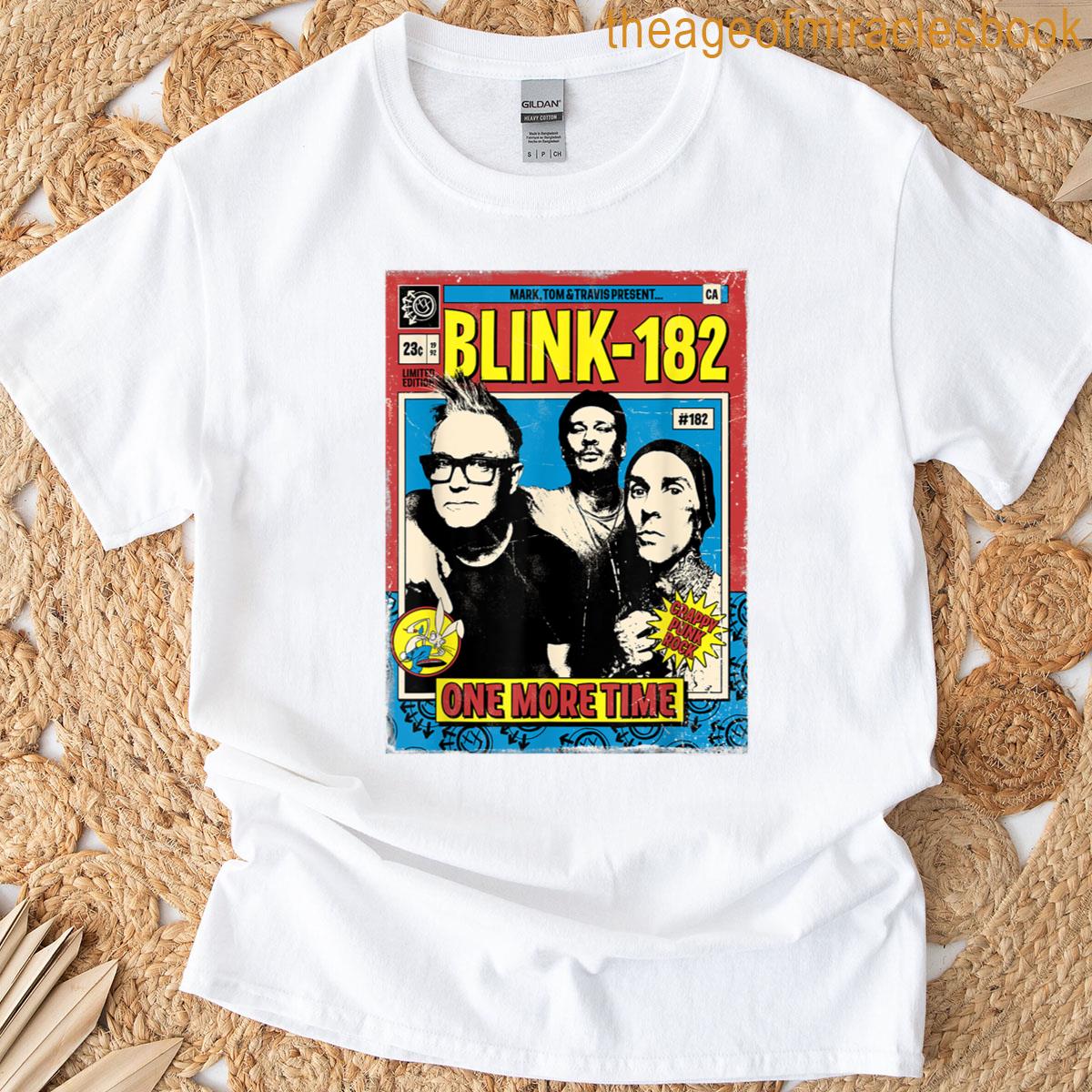 Official Blink-182 One More Time Comic T-shirt