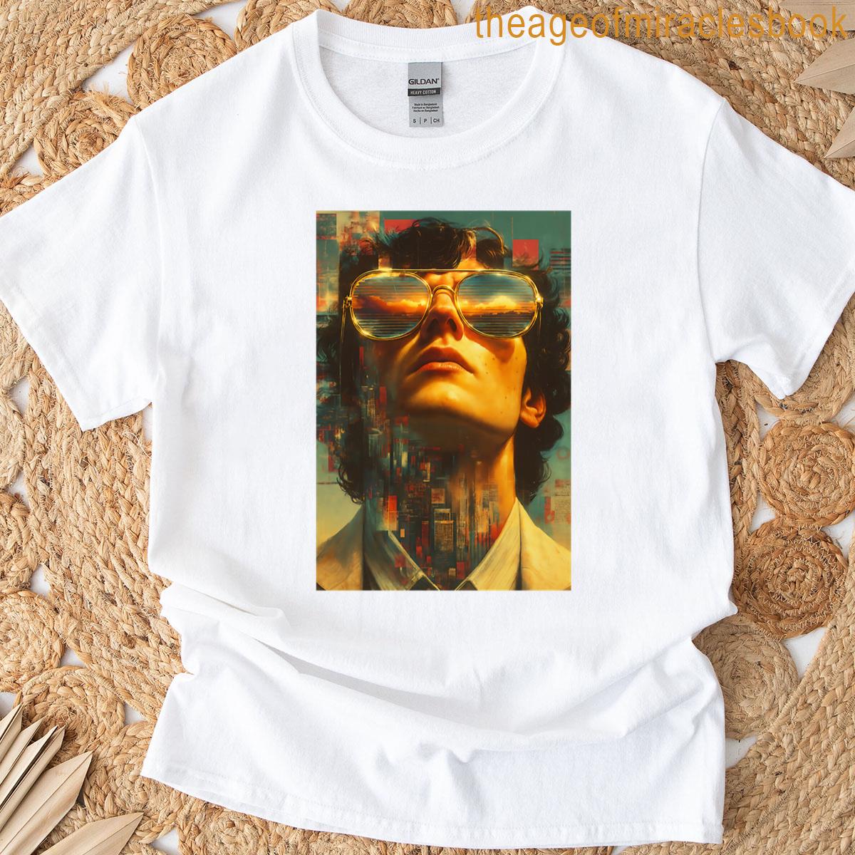 Skyline Reflections Golden Hour Vision T-shirt