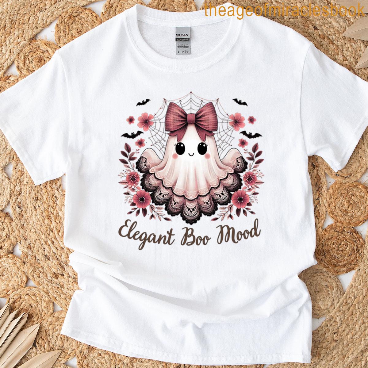 Too Cute To Spook Vintage Ghost Design T-shirt