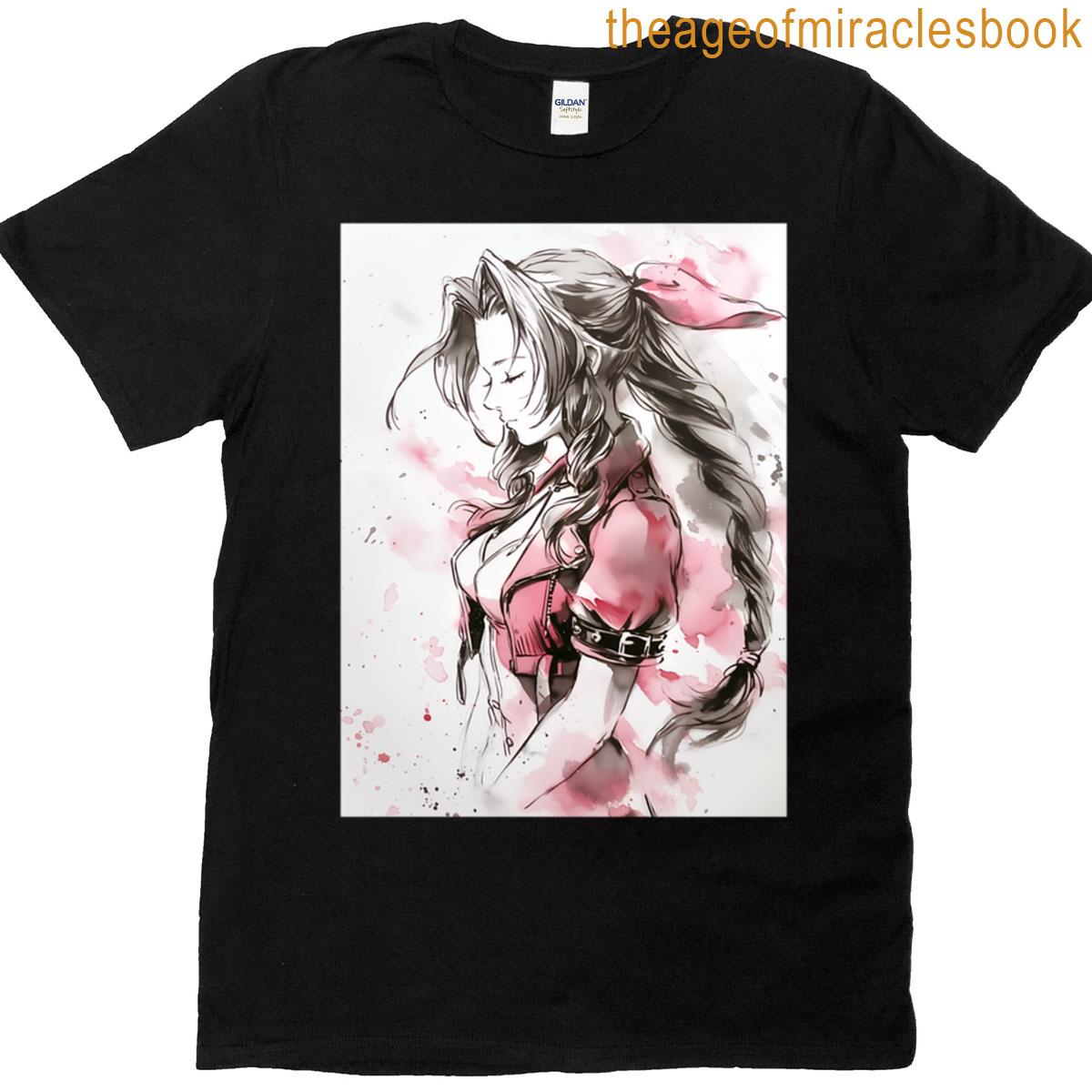 Watercolor Aerith V2 T-shirt
