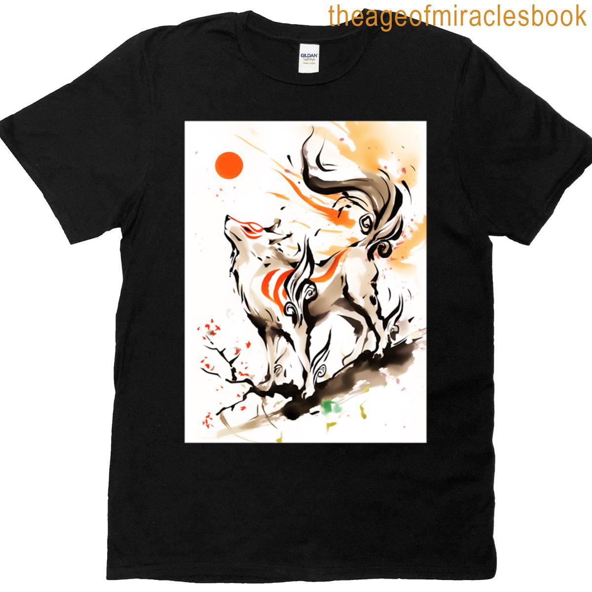 Watercolor Amaterasu T-shirt