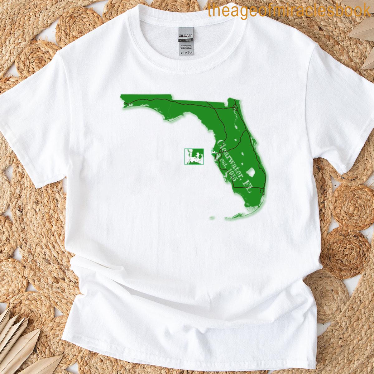 Clearwater Fl Green T-shirt