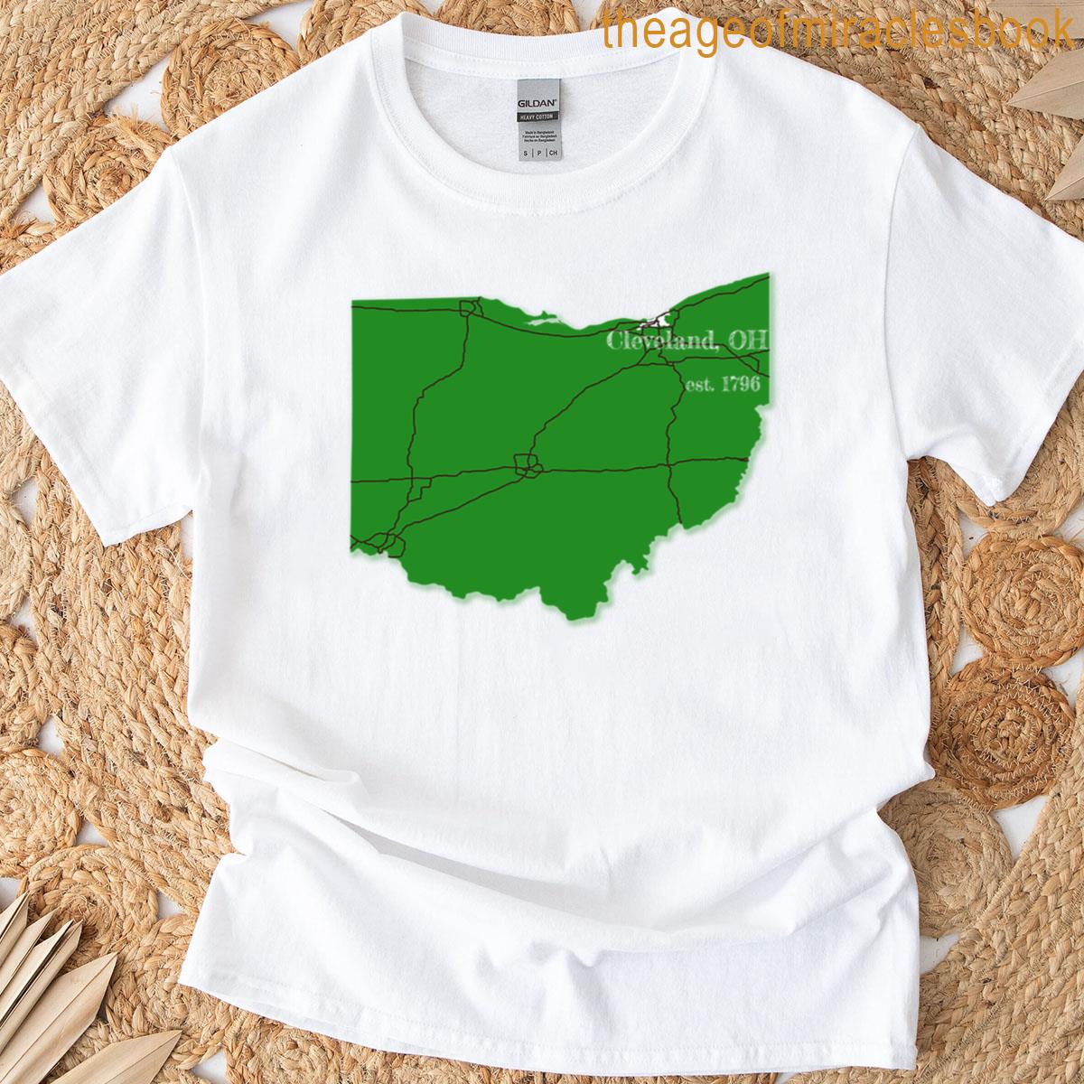 Cleveland Oh Green T-shirt