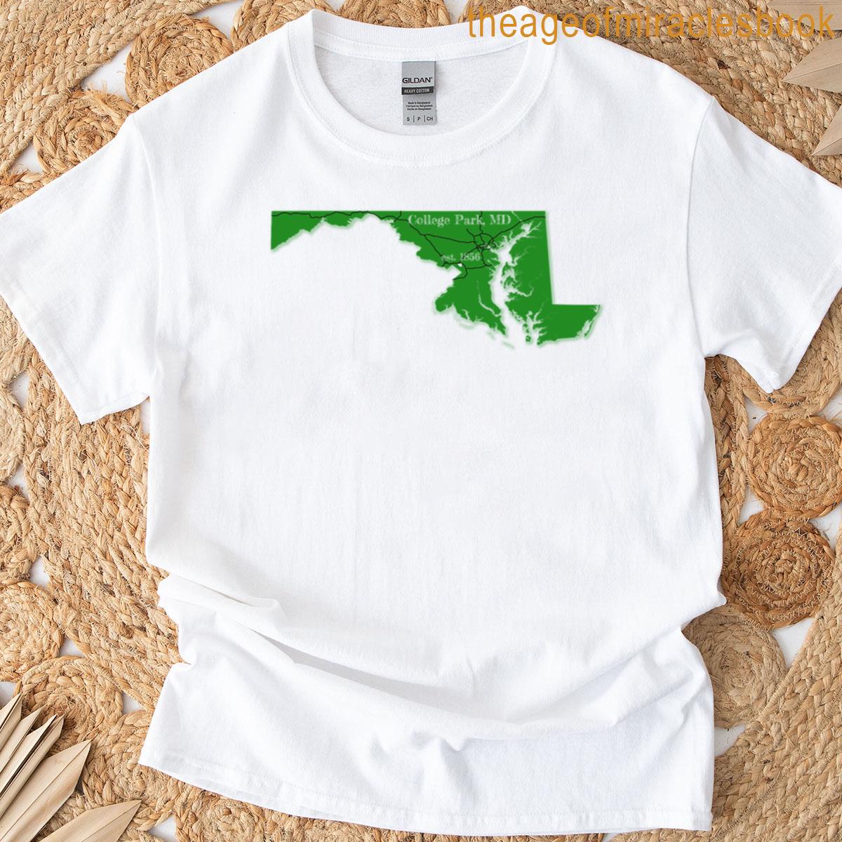 College Park Md Green T-shirt