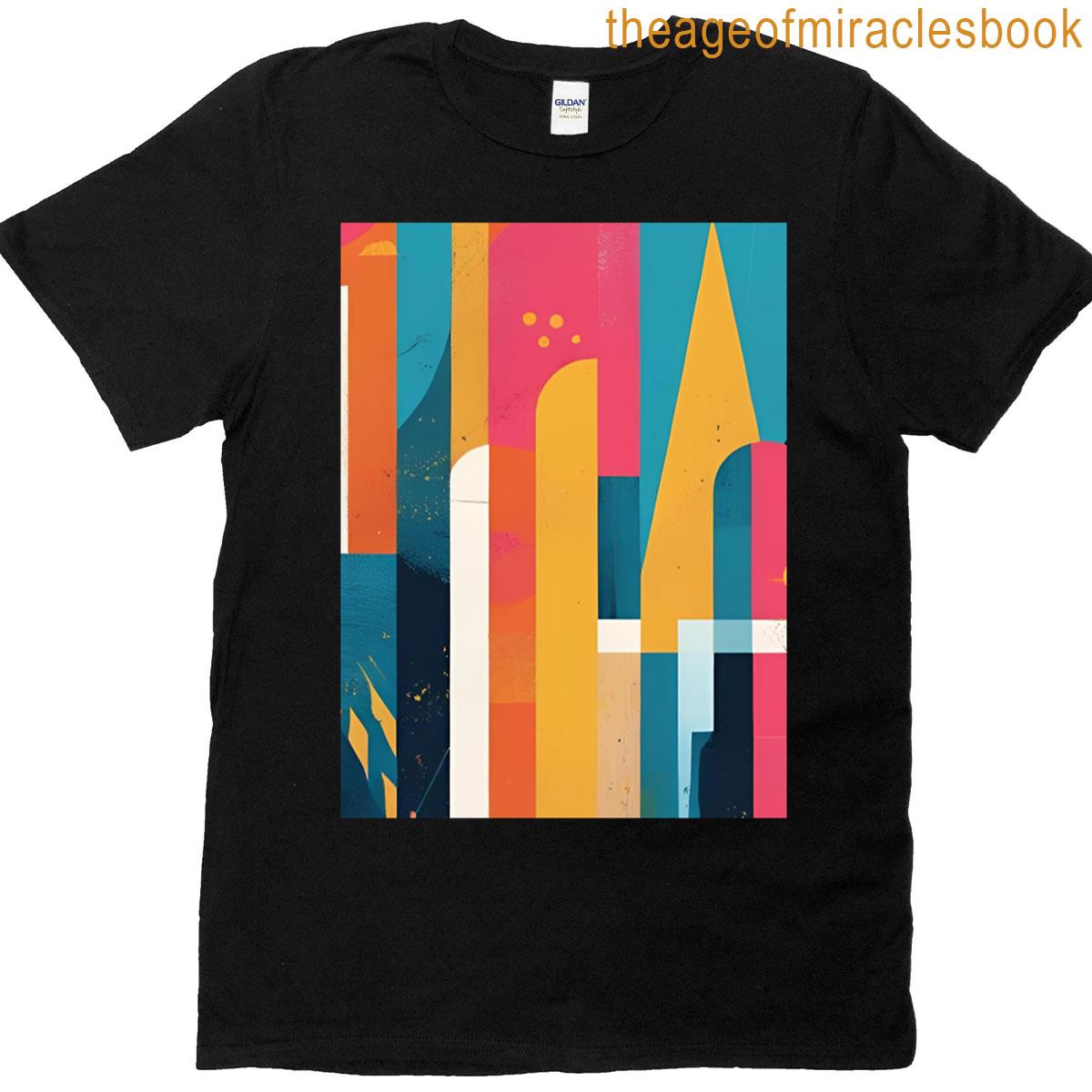 Color Flow Abstract Art T-shirt