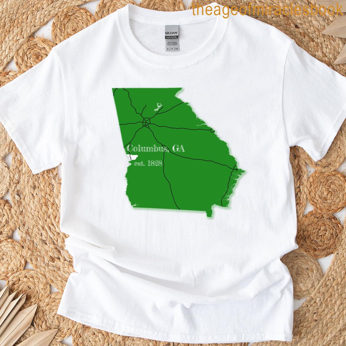 Columbus Ga Green T-shirt