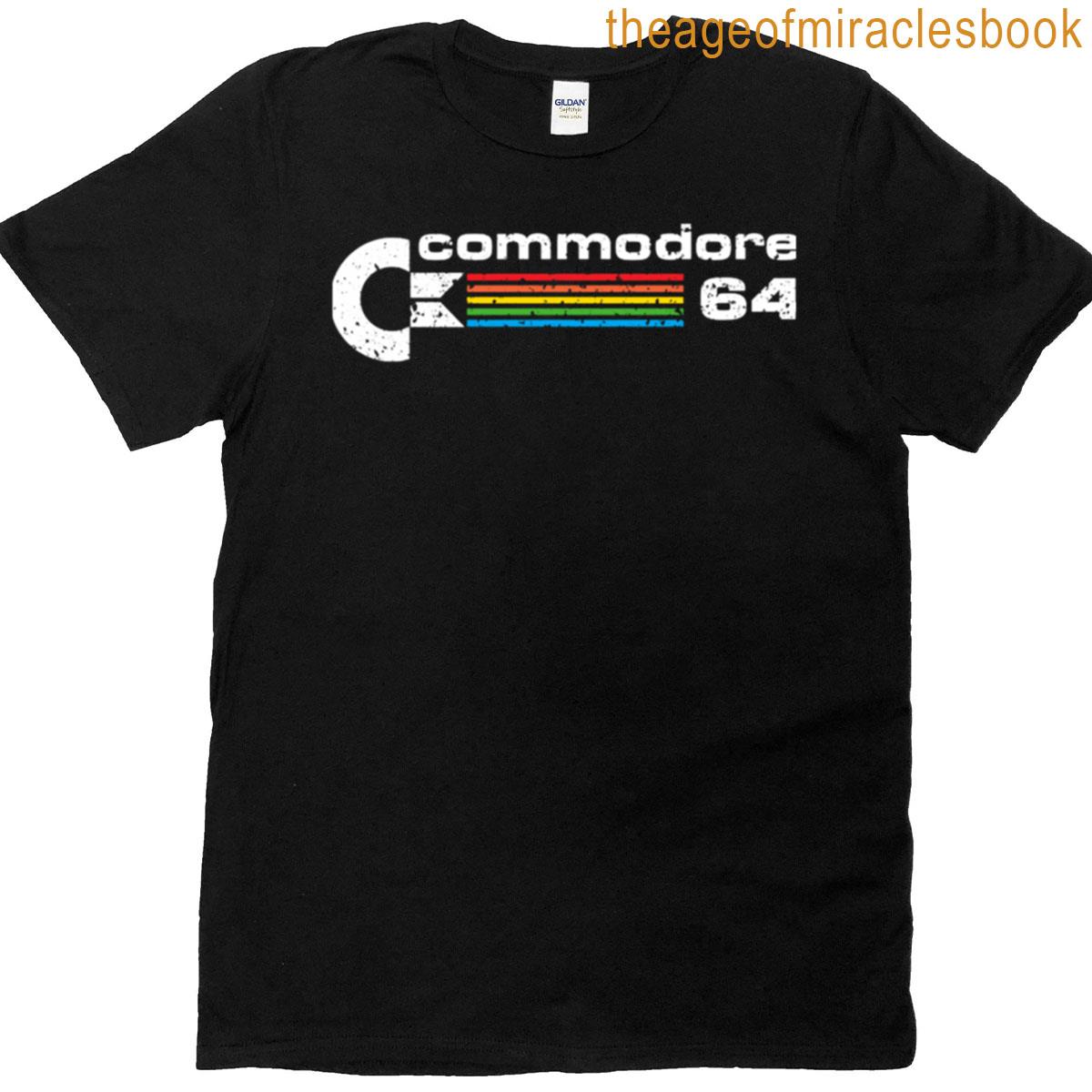 Commodore 64 Retro Computer Distressed T-shirt