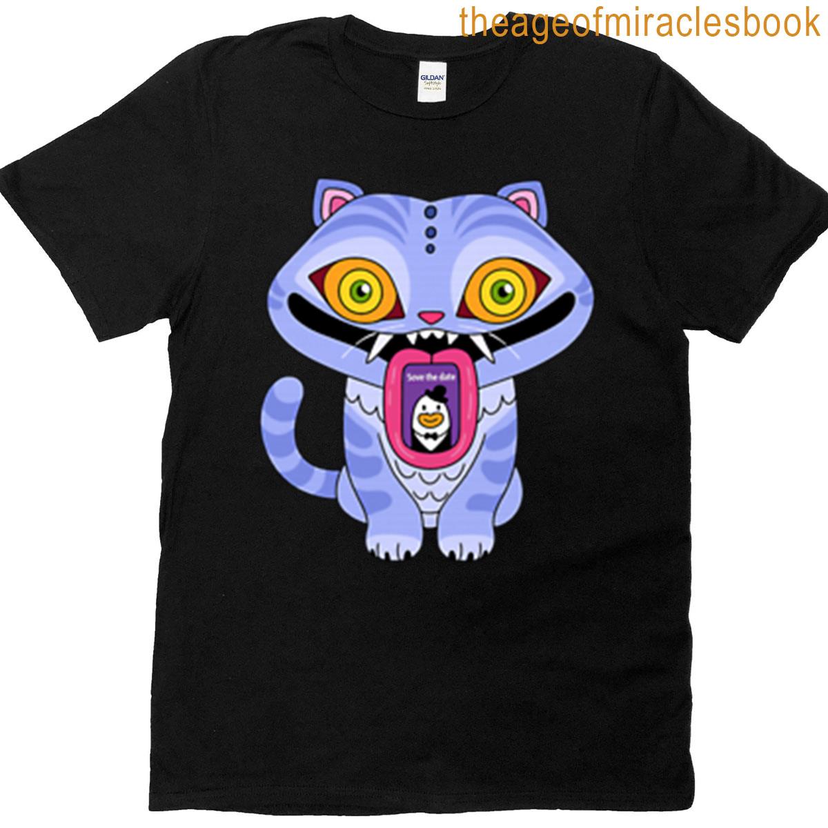 Cute Cat Pop Save The Date T-shirt