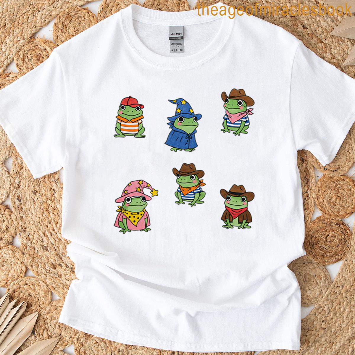 Cute Frogs With Hats T-shirt