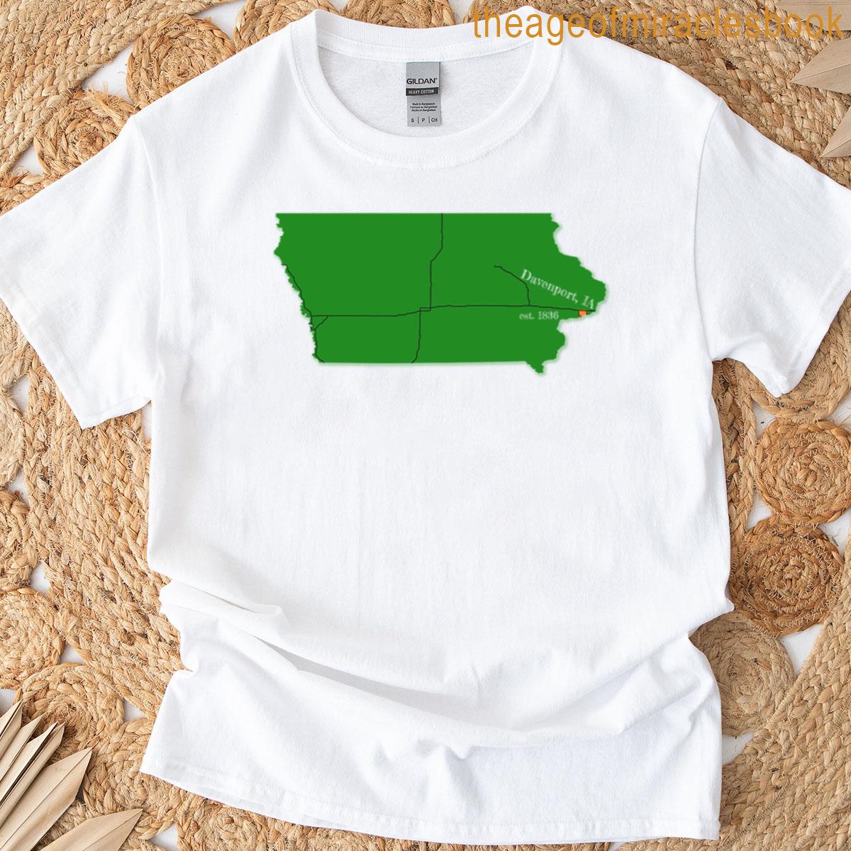 Davenport Ia Green T-shirt