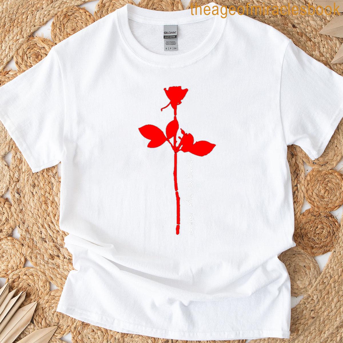 Depeche Mode Red Flowers T-shirt