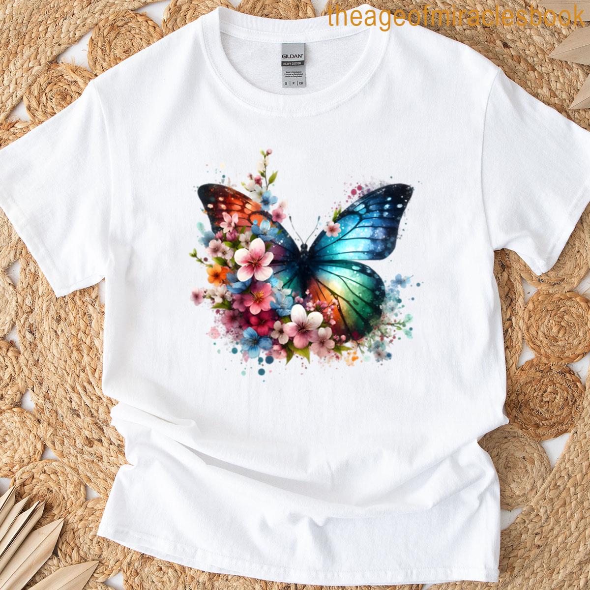 Floral Butterfly T-shirt
