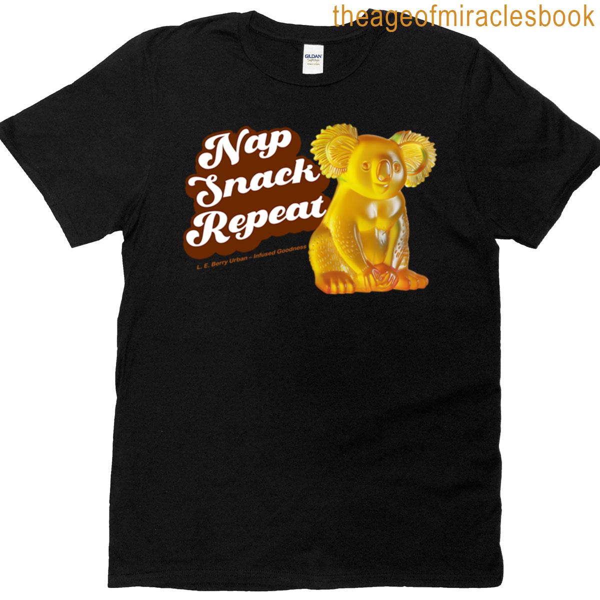 Gummy Koala Nap Snack Repeat T-shirt