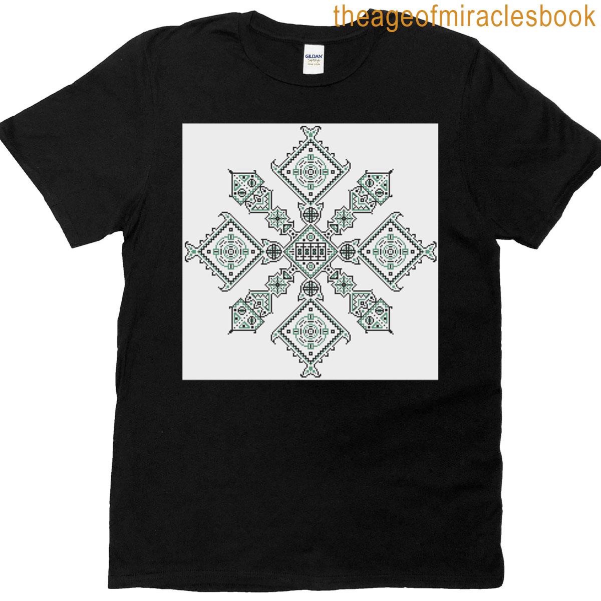 Jade Green Pixel Crystal T-shirt