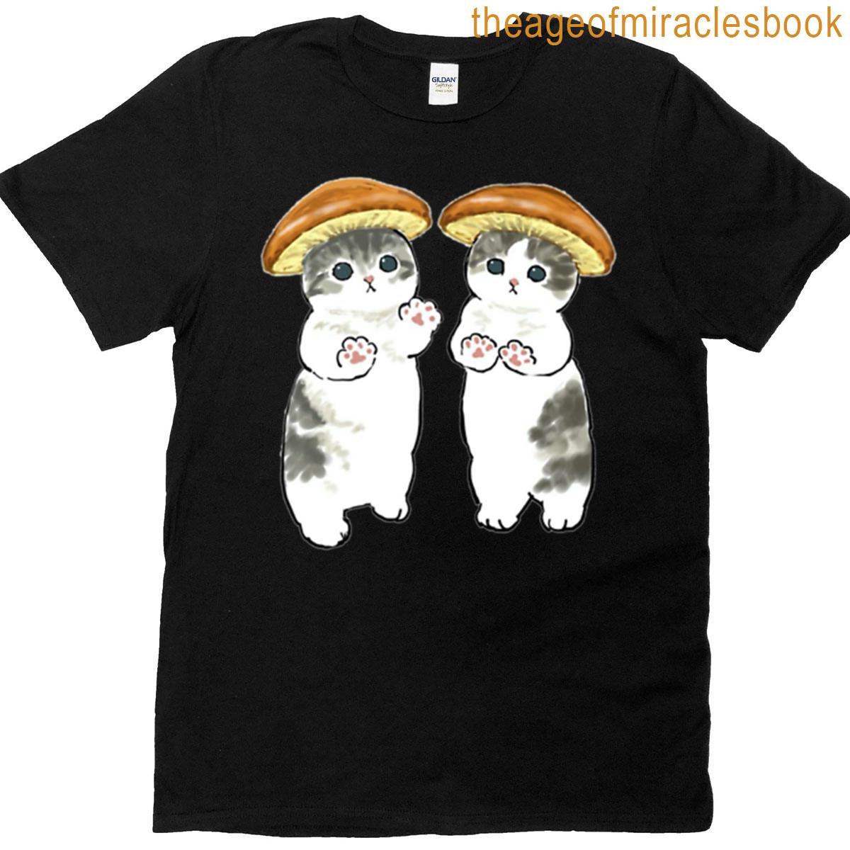 Mofusand – Cat Mushroom Duo T-shirt
