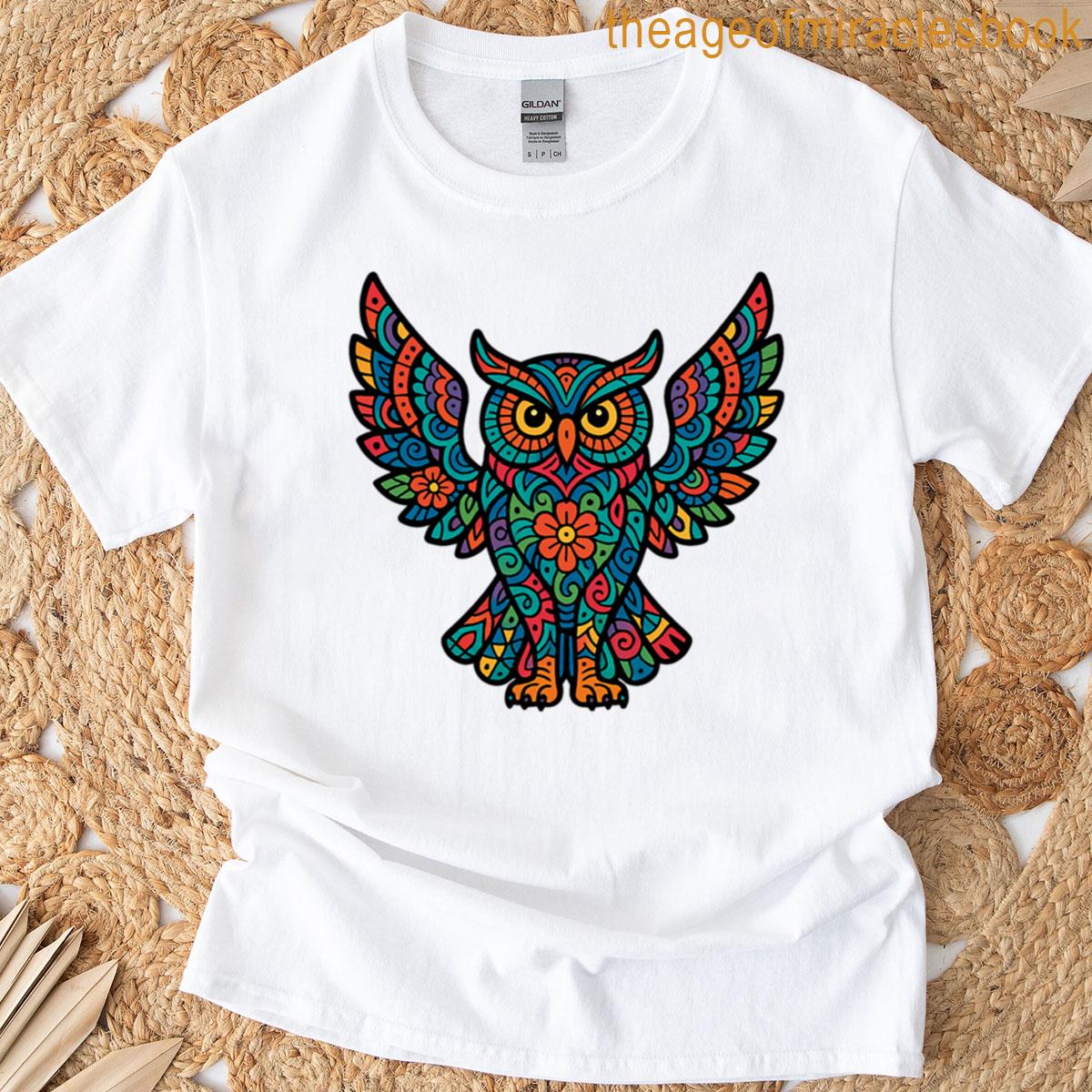 Owl Alebrije Mexican Art T-shirt