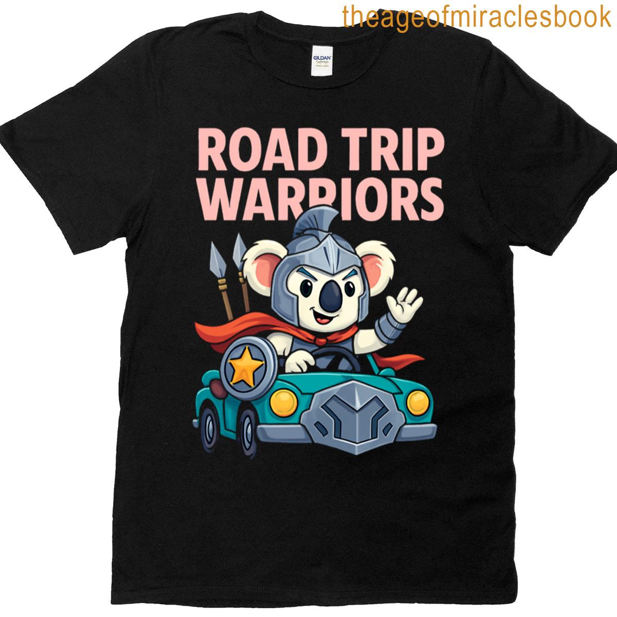 Road Trip Warriors Funny Koala Driver Crew T-shirt