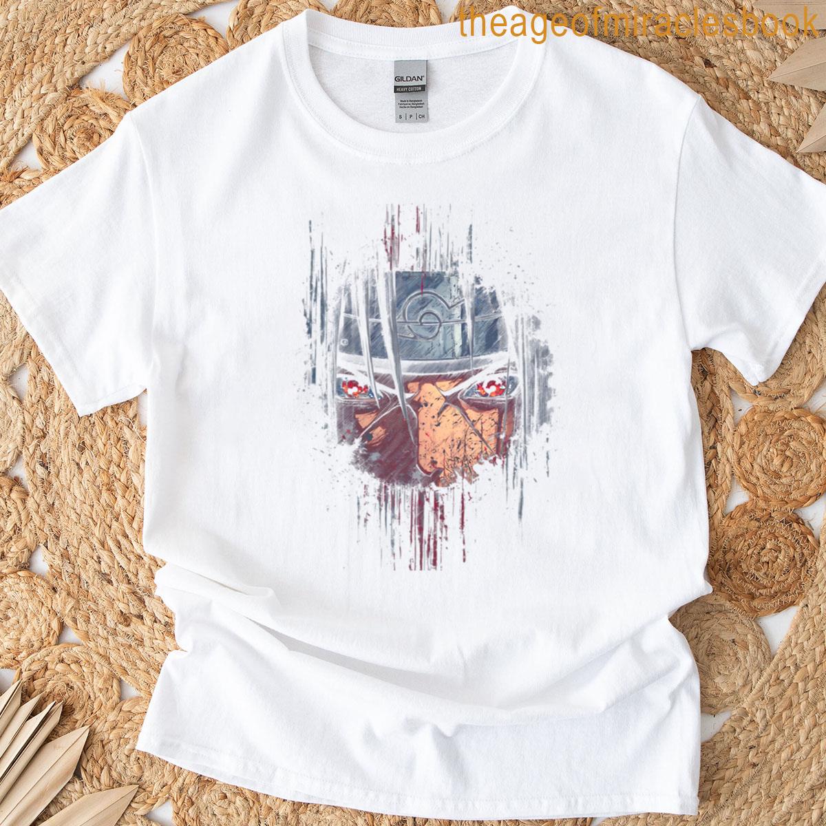 Shadowed Crow Shinobi – Stealth Flame Warrior Graphic Tee Design T-shirt