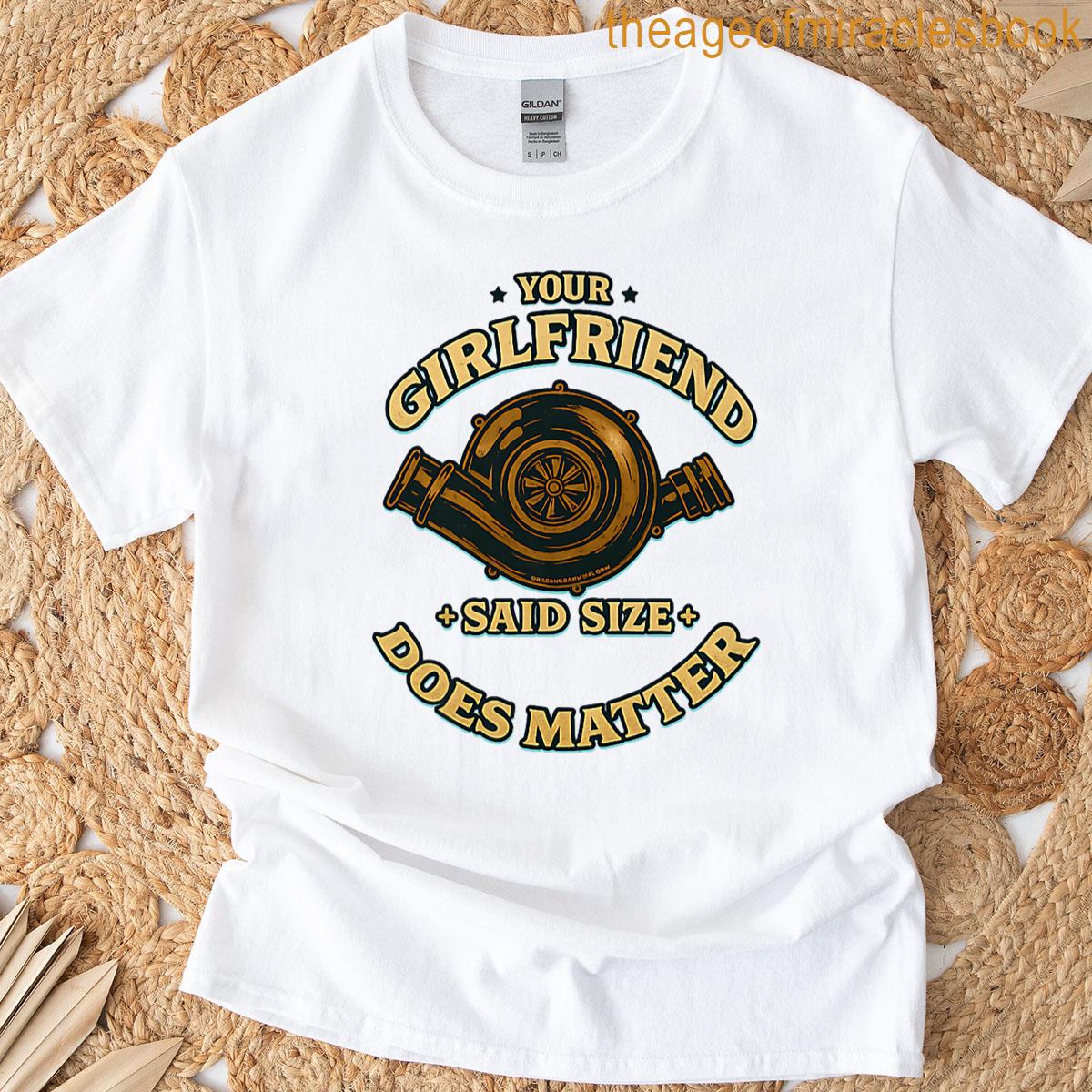 Size Matters Turbo Boost Graphic Premium T-shirt