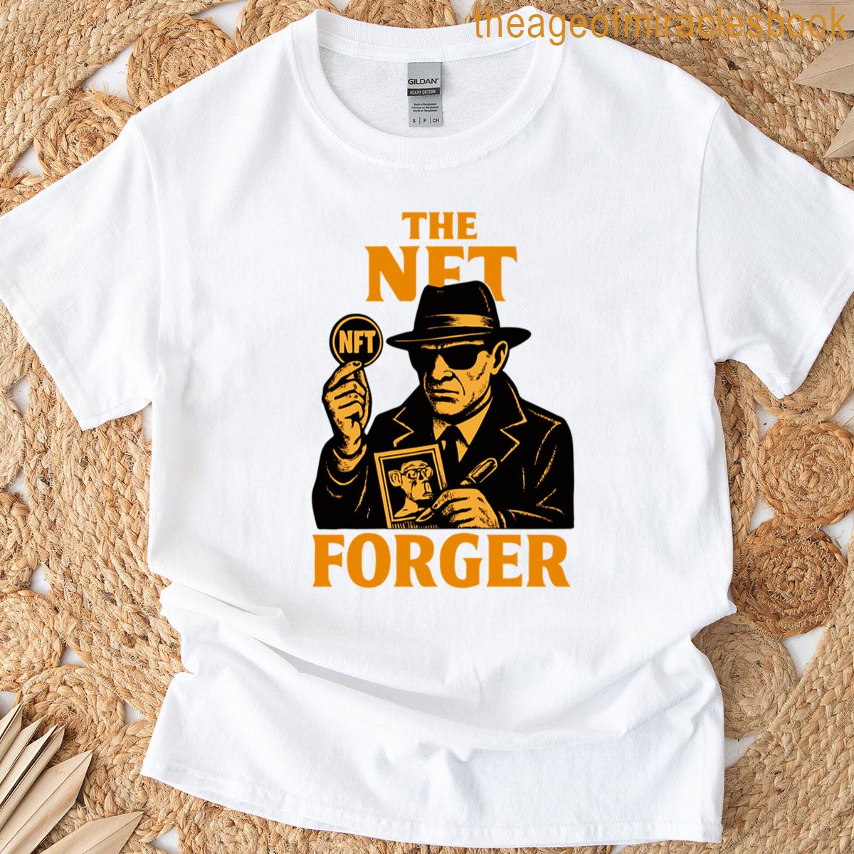 The Nft Forger Digital Deception Design T-shirt