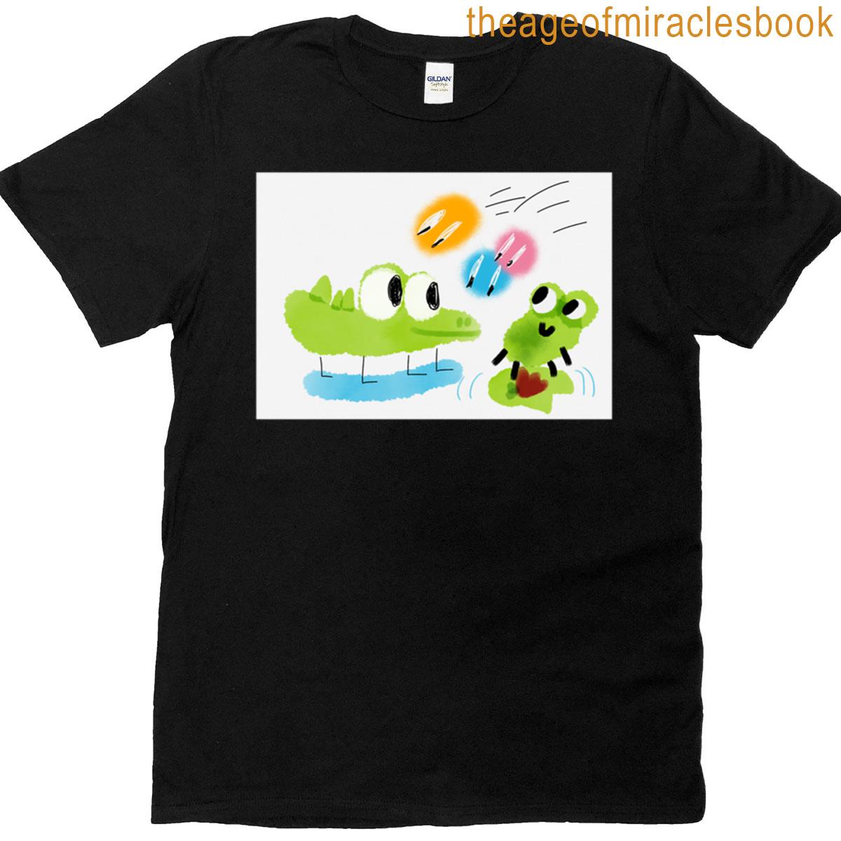 The Puffballs Vs Alligator And Frog T-shirt