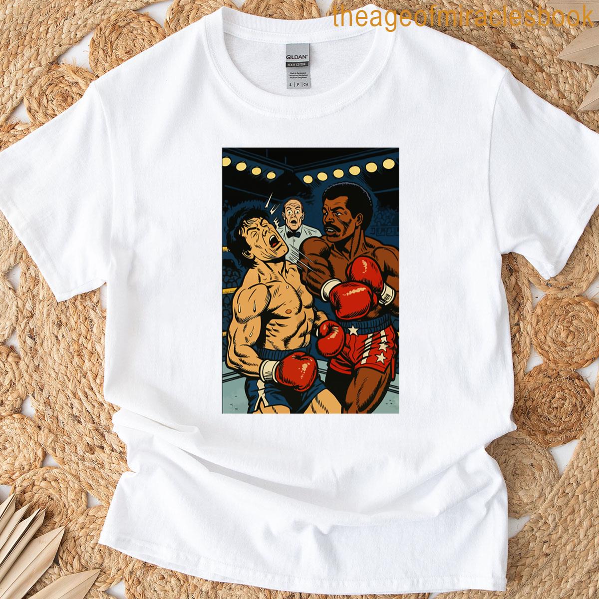 Vintage Boxing Knockout Comic Style Art T-shirt